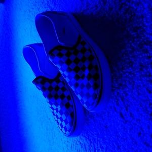 Checker Van's size 7.5 woman's.